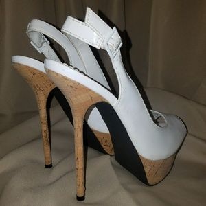 **SOLD** Bebe heels (size 8)